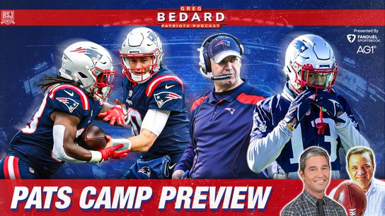 .@fdsportsbook Podcast: Bedard Patriots Pod - Training camp preview with Mike Giardi taken at BSJ Headquarters (Patriots)